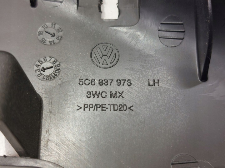 VOLKSWAGEN JETTA VI 2013 GAUCHE CHÂSSIS RÉTROVISEURS EXTÉRIEUR PORTES AVANT