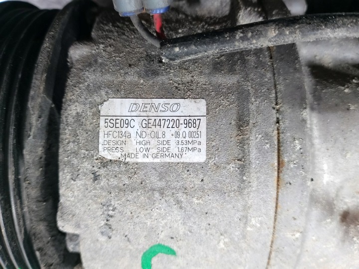 POMPE COMPRESSEUR DE CLIMATISATION MITSUBISHI COLT VI 447220-9687 1.0