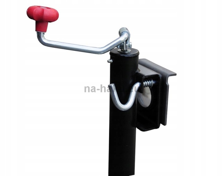 SUPPORT MARCHE ARRIÈRE BÜNTE 1300 KG ACIER OCYNKOWANA RÉGLABLE 540-900 MM