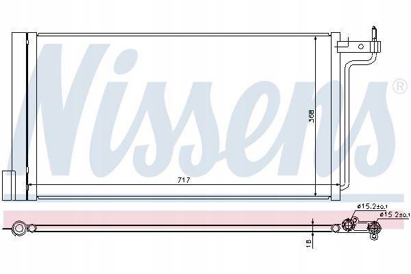 NISSENS 940181 DÉSHYDRATEUR CLIMATISATION