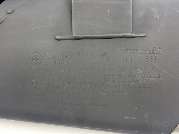 KAWASAKI Z900 ZR900 (17+) SILENCIEUX ÉCHAPPEMENT