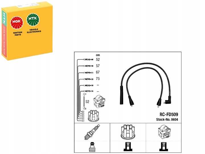 COMPLET DE TUYAUX D'ALLUMAGE FORD ESCORT '81 EXPRE photo 1 - milautoparts-fr.ukrlive.com