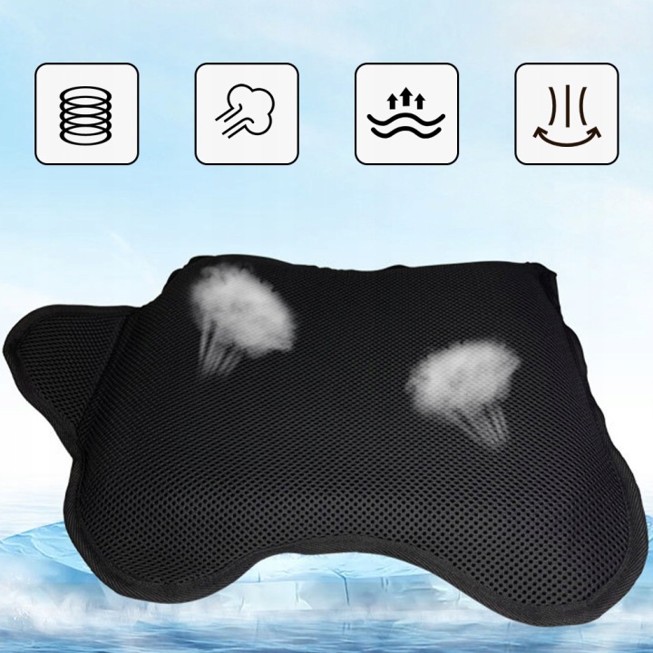 COUSSIN MOTOCYCLETTE GEL SUR SIÈGE MOTEUR MOTOCYCLETTE REVÊTEMENT ÉPAISSE