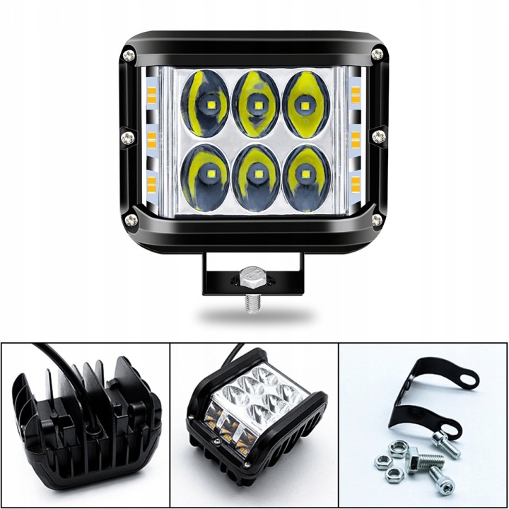 2XLAMPA TRAVAILLÉ LED 60W 12-24V IP67 POUR KOPAREK JEEP SUV CIAGNIKI VOITURES