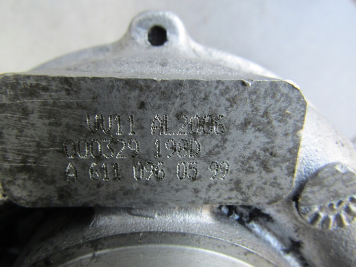 TURBOCOMPRESSEUR MERCEDES SPRINTER 2.2 CDI A6110960599 6110960599