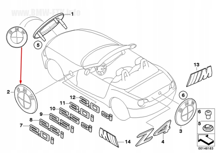 BMW Z4 E86, EMBLÈME CLIGNOTANT LATÉRAL 51147057794 2009