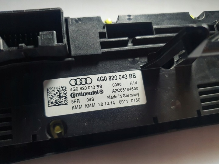 AUDI A6 C7 4G0820043BB PANNEAU CONDUIT CLIMATISATION CHAUFFAGE SIÈGES SUPER ÉTAT