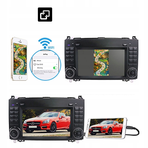 MERCEDES SPRINTER W906 W245 W639 RADIO GPS ANDROID 