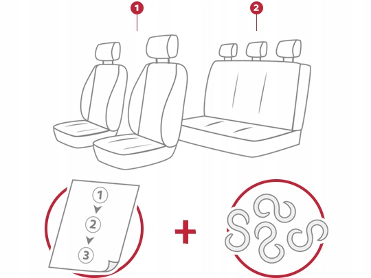 GRUBE FORRO AL ASIENTO ASIENTOS DE AUTOMÓVIL LOGOTIPO PARA OPEL COMBO C 5M 