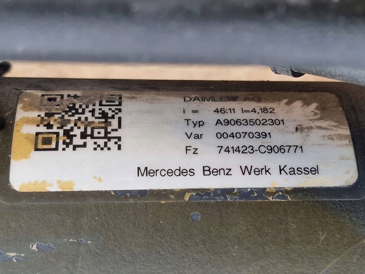 PONT ARRIÈRE MERCEDES SPRINTER A9063502301