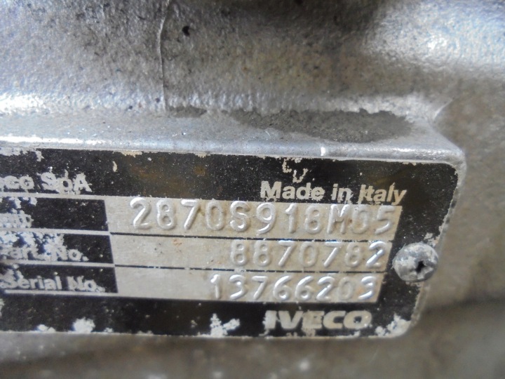 BOÎTE DE VITESSES ZF 6-BIEGOWA I 8-BIEGOWA VERS IVECO EUROCARGO – HAUTEUR