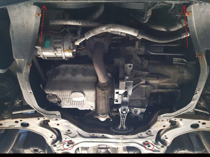 ACIER PROTECTION SOUS MOTEUR SKODA OCTAVIA TOUR (1998-2010)
