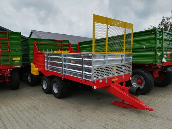 DISTRIBUTEUR FUMIER TANDEM BURTOWY 4,5T 6T 8T JOL-MET N250 GALVANISÉ