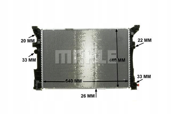 RADIATEUR DB A-KLASA W178 B-KLASA W246/2 CR2170000P
