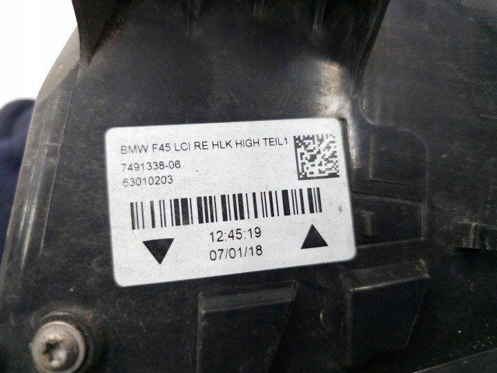 BMW 2 F45 2018 PHARE ARRIÈRE