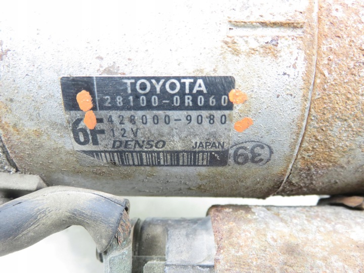 DÉMARREUR TOYOTA AURIS II E18 2.0 D-4D 281000R060 4280009080