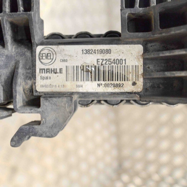 RADIATEUR EAU PEUGEOT BOXER FURGON 1382419080 13581896 2.2L 96KW 2016