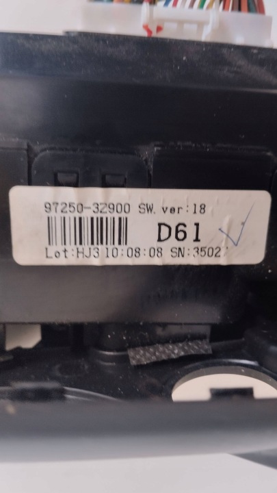 PANNEAU CONDUIT D'AIR CLIMATISATION CHÂSSIS RADIO HYUNDAI I40 972503Z900
