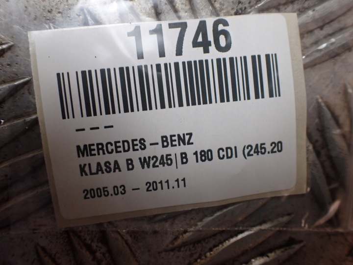 BARRE SIÈGES GAUCHE AVANT MERCEDES B 180 2.0 CDI W245 2007R A1699190520 11746