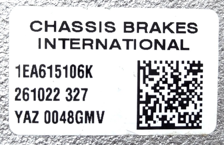 ÉTRIER DE FREIN DE FREIN DROIT PLAQUETTES VW ID3 ID4 AUDI Q4 1EA615106K
