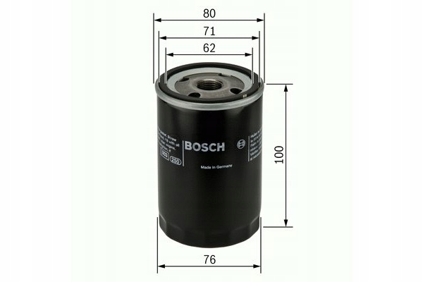 BOSCH FILTRO ACEITES PUNTO/TIPO 1,1-1,4 