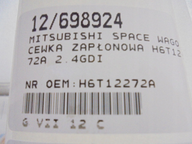 MITSUBISHI SPACE WAGON III BOBINE ALLUMAGE H6T12272A 2,4GDI
