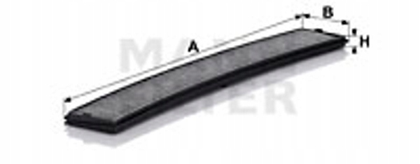 FILTRE CABINES CARBONIQUE MANN-FILTER CUK 6724 FILTRE VENTILATION ESPACES