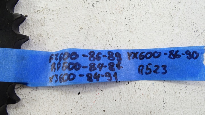R523 ENGRENAGE MENÉE ARRIÈRE JT 862.38 YAMAHA FZ 600 RD 500 XJ YX 84-91