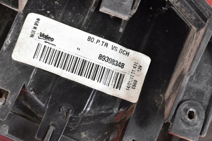 PHARE DROITE ARRIÈRE ARRIÈRE 89398348 OPEL MERIVA A 1 I 02-06