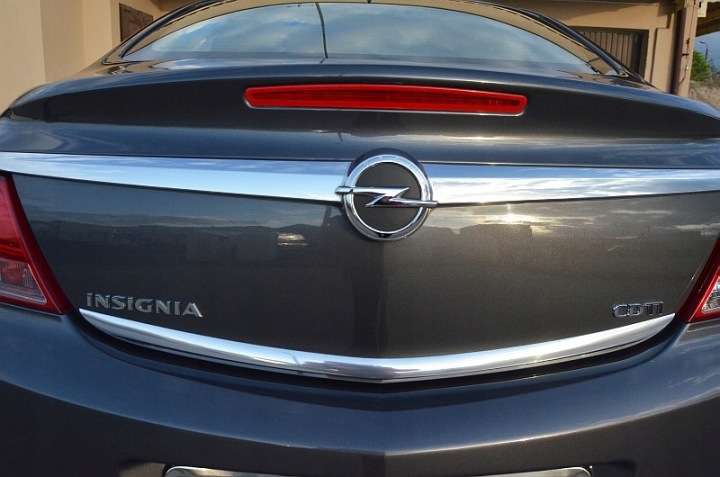 OPEL INSIGNIA HAYON MOULURE CHROME SUR COUVERCLE DE COFFRE TUNING