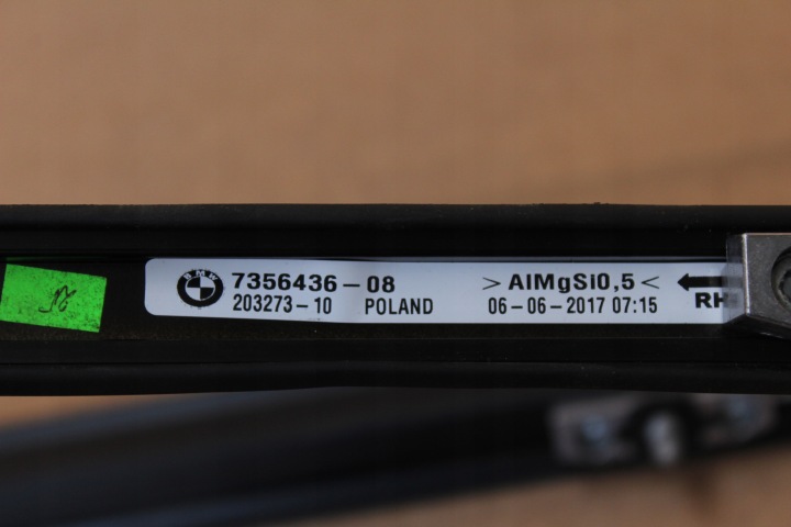 BMW X1 F48 BARRES DE TOIT TOITS ENSEMBLE NOIR 7356436 7356435