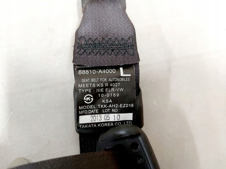 KIA CARENS 4 IV CEINTURE DE SÉCURITÉ GAUCHE AVANT AVANT UK 88810-A4000