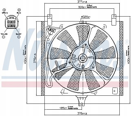 VENTILATEUR RADIATEUR [NISSENS]