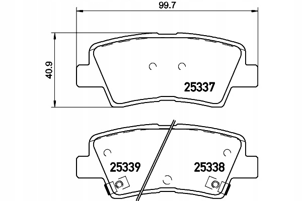 BREMBO ZAPATAS DE FRENADO HYUNDAI KONA EJE 06 17- KIA NIRO 09 16- KIA 