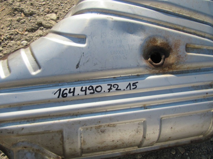 MERCEDES ML W164 164 3.0 CDI ÉCHAPPEMENT TUYAU SILENCIEUX COMPLET 1644907215