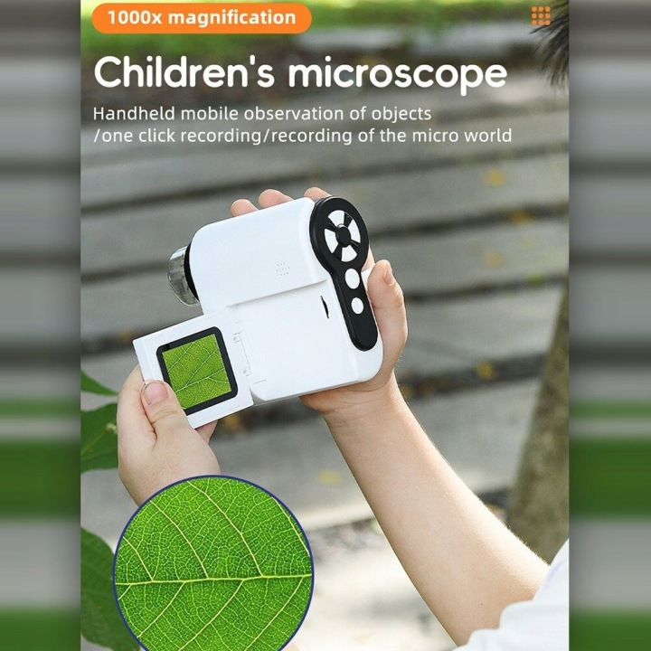 MIKROSKOP NUMÉRIQUE POUR ENFANTS AVEC CAMÉRA HD VERS ZDJEC I VIDÉO