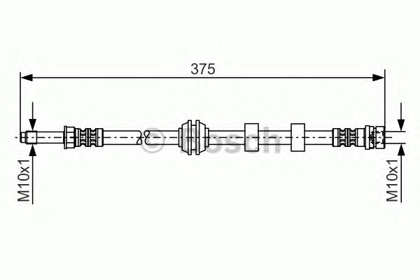 FIL DE FREIN FLEXIBLE FORD MONDEO 93-00 AVANT