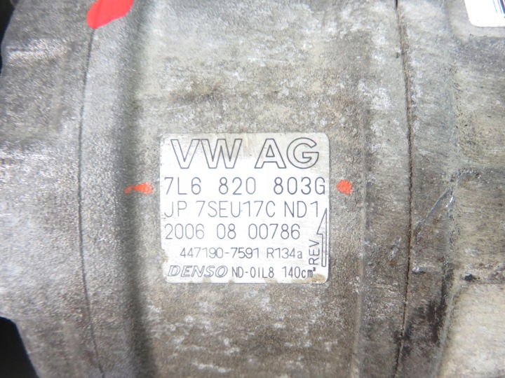 COMPRESSEUR DE CLIMATISATION AUDI Q7 3.6 FSI 7L6820803G
