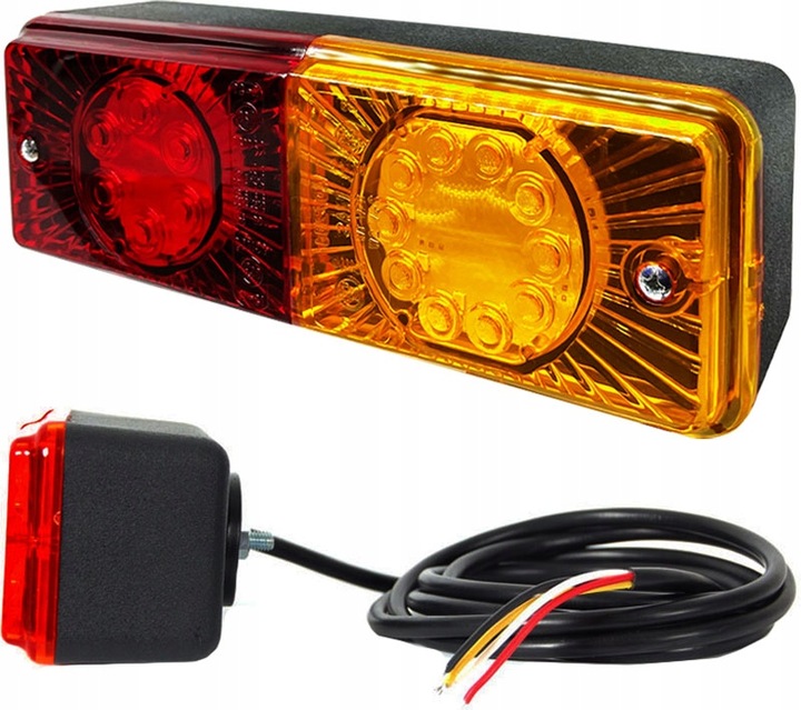 FARO PARTE TRASERA GEMELA MF URSUS 12V 24V DIODO LUMINOSO DIODO LUMINOSO LED JUEGO 2 PIEZAS FAROS 