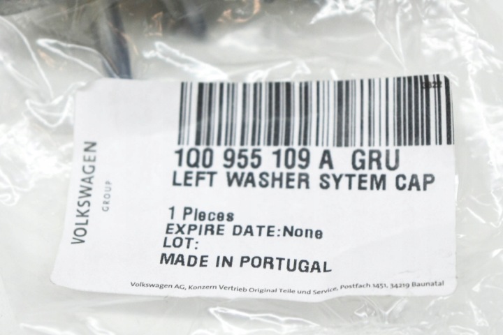 VOLKSWAGEN EOS PROTECTION LAVE-GLACE PHARES GAUCHE 1Q0955109AGRU