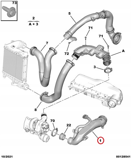 FIL RADIATEUR AIR ÉCHANGEUR D'AIR DE SURALIMENTATION 2331PT-1 POLCAR