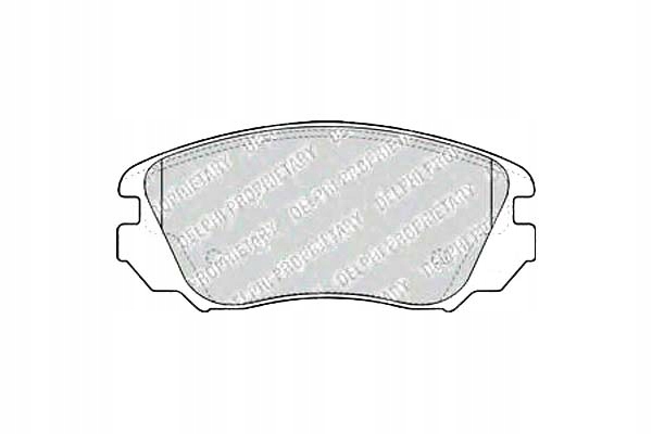 DELPHI SET PADS BRAKE 1323775O 132377 photo 2 - milautoparts-fr.ukrlive.com