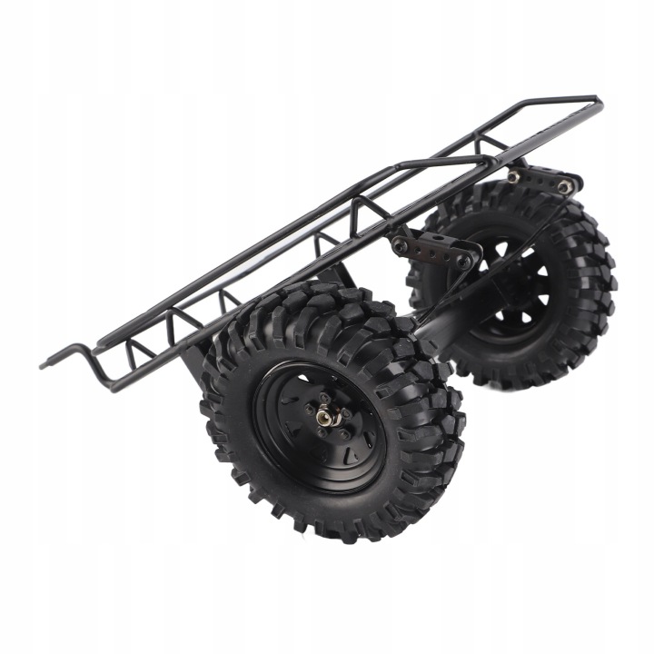 MÉTALLIQUE LEJ REMORQUES VERS VOITURES D90 SCX10 4 1/10 DANS SKALI RC CRAWLER DIY
