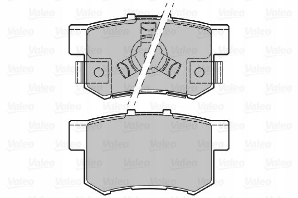 ZAPATAS DE FRENADO VALEO 601043 