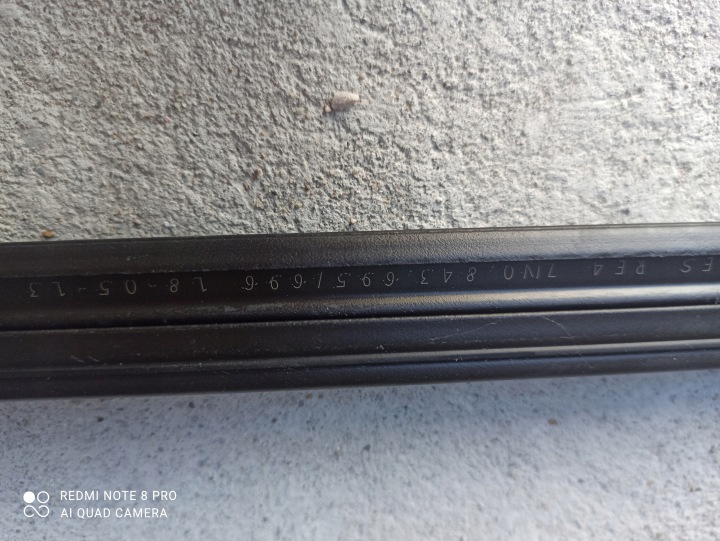 JOINT D'ÉTANCHÉITÉ VITRES PORTES ARRIÈRE SEAT ALHAMBRA 7N 10-