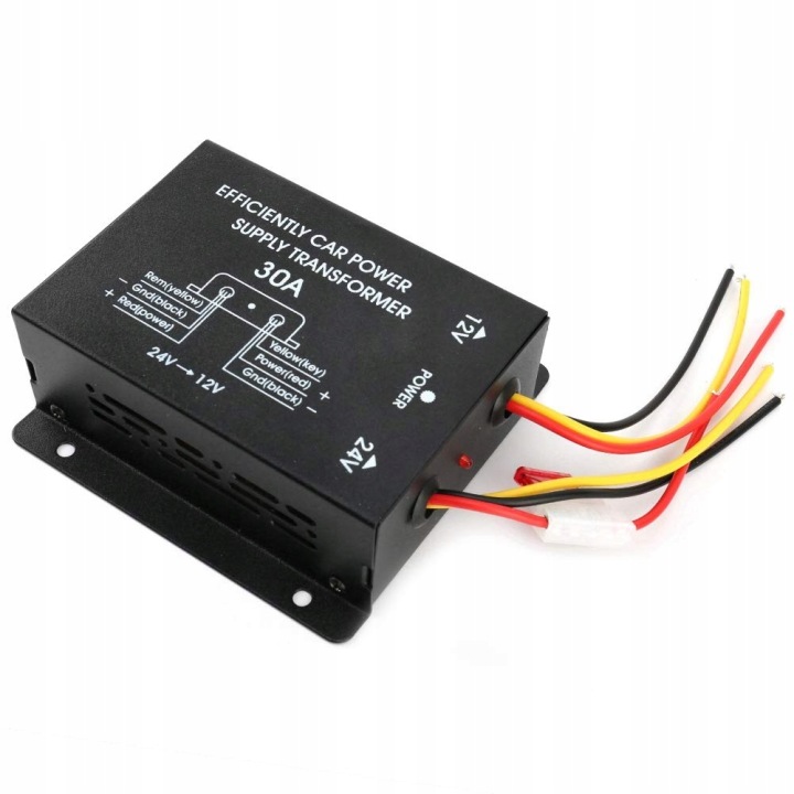 CONVERTISSEUR OBNIZAJACA TENSION 24V SUR 12V 30A 240W DC-DC