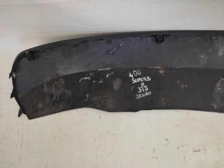 SKODA SUPERB II 3T5 BERLINE SPOILER DIFFUSEUR PARE-CHOCS ARRIÈRE ARRIÈRE 2008-