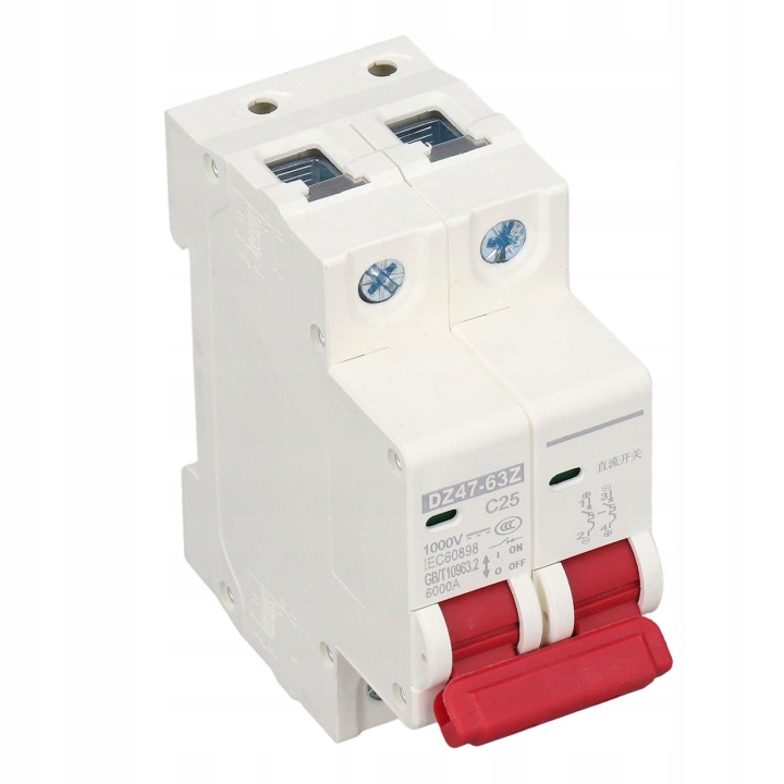 INTERRUPTEUR NADPRADOWY FOTOWOLTAICZNY DC 1000V 25A 2P