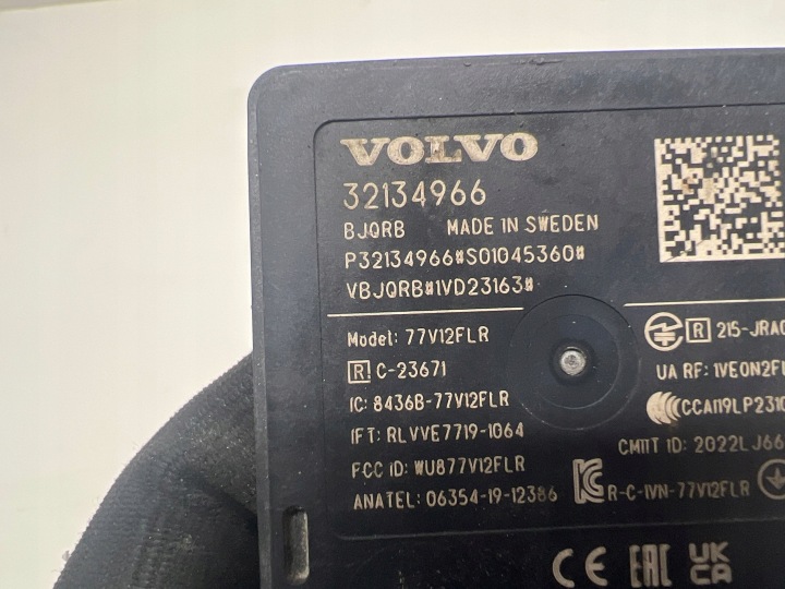 2023 VOLVO C40 RADAR RÉGULATEUR DE VITESSE ACTIF 32134966