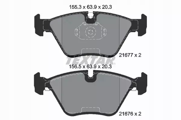 TEXTAR TARCZE+KLOCKI AVANT BMW E39 296MM ENSEMBLE
